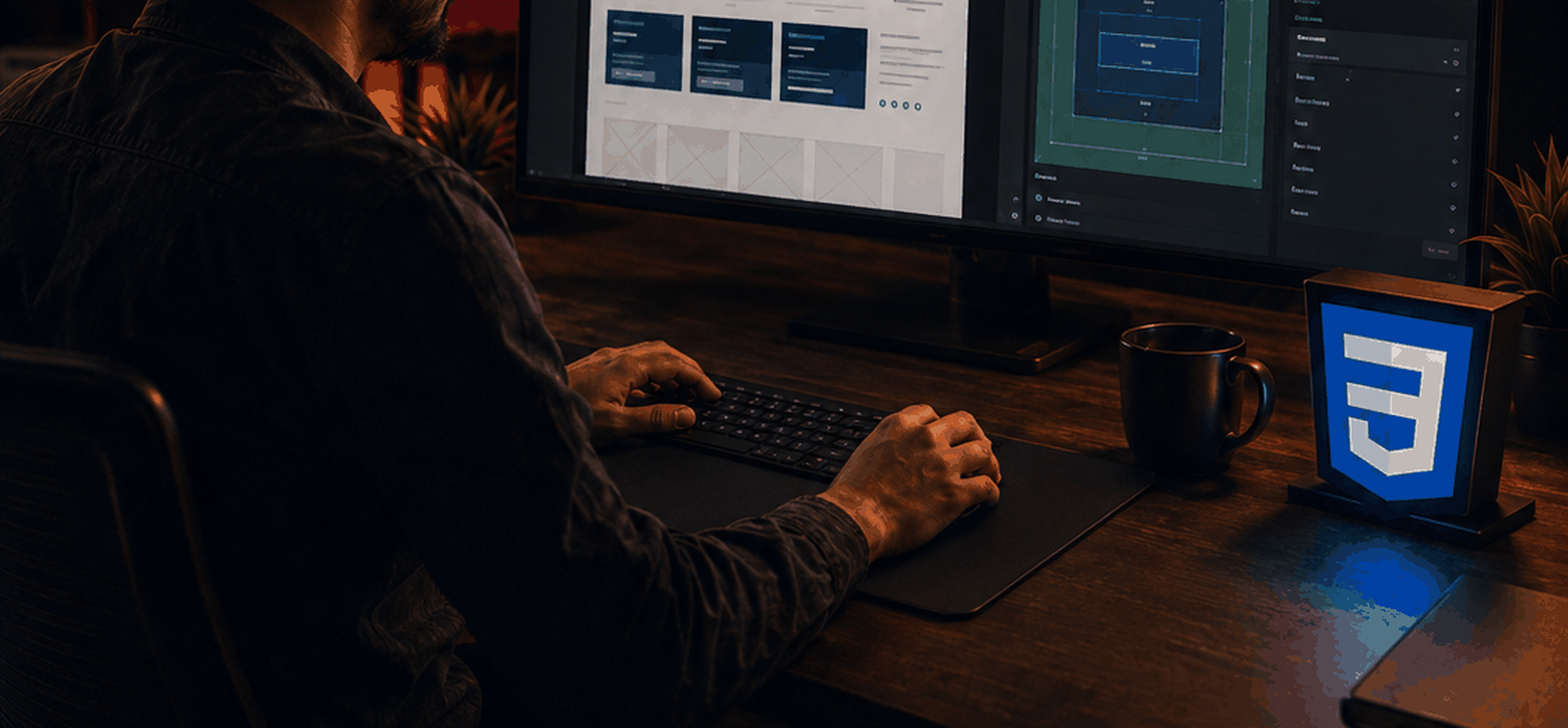 CSS development workspace